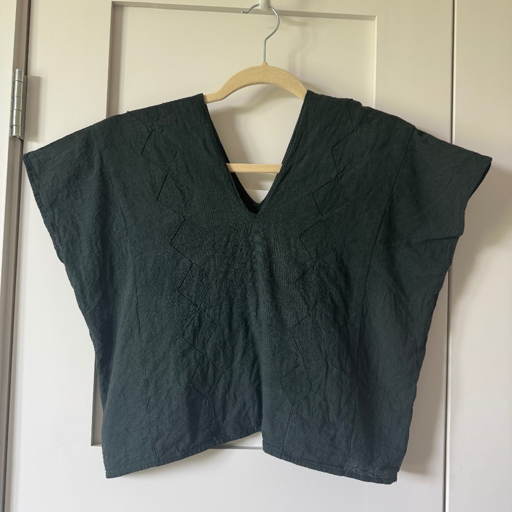 Cotton Handmade Oaxacan Crop Top